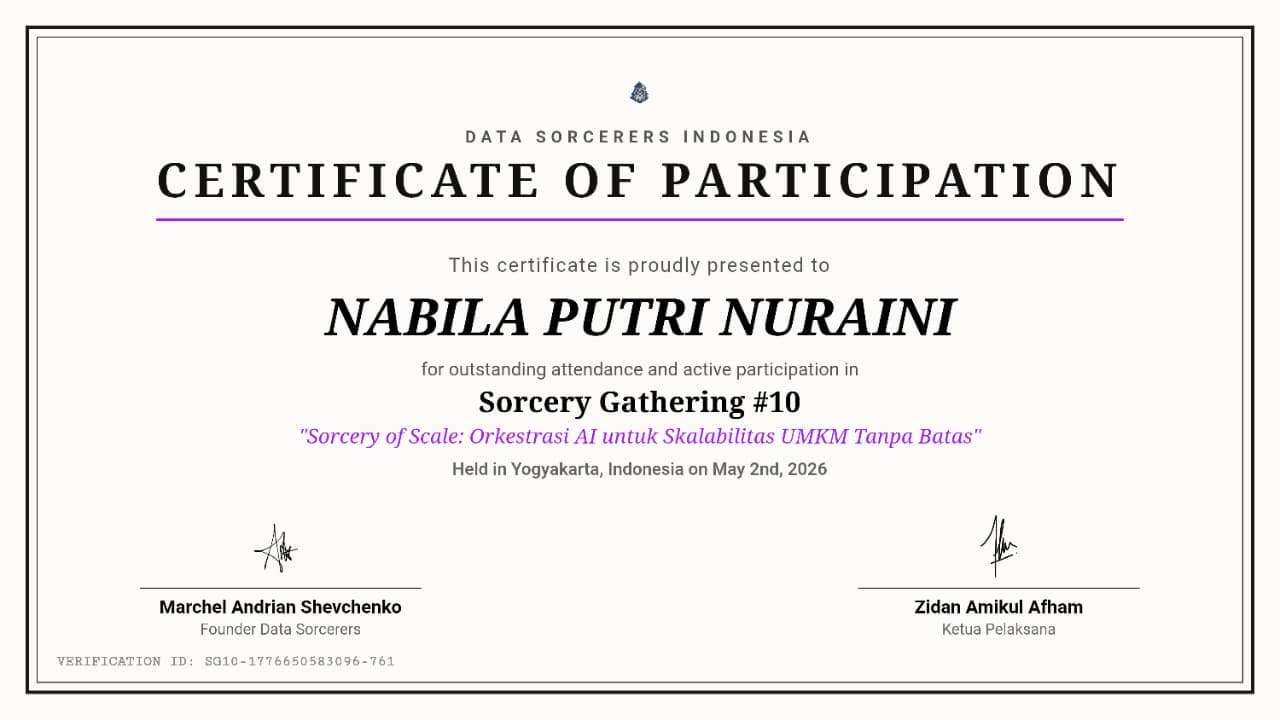 Sertifikat 1